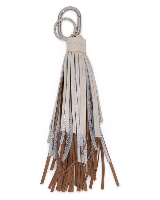 Gianni Chiarini Natural Nappa Charm Keychain
