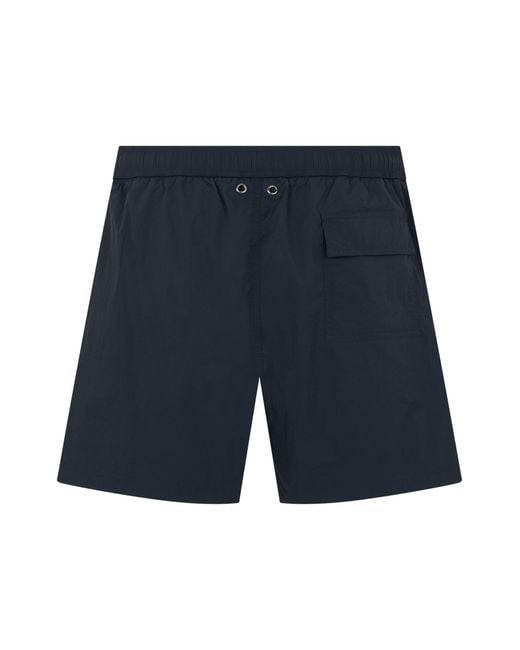 Herno Blue Swimsuit With Elasticated Waist for men