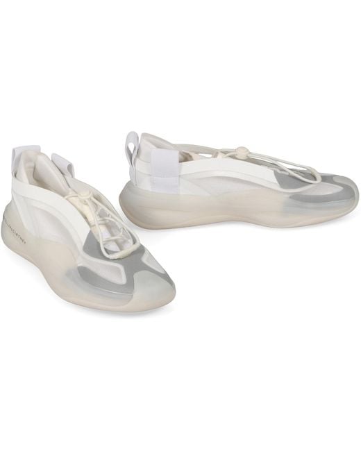 Adidas By Stella McCartney White Sportswear Low Ground Sneakers