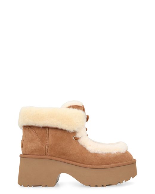Ugg Brown Classic Esmee Lace Up