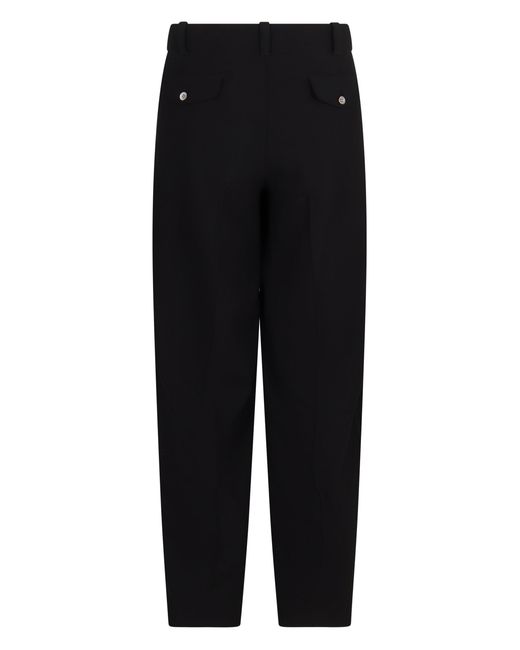 Emporio Armani Black Technical Fabric Pants for men