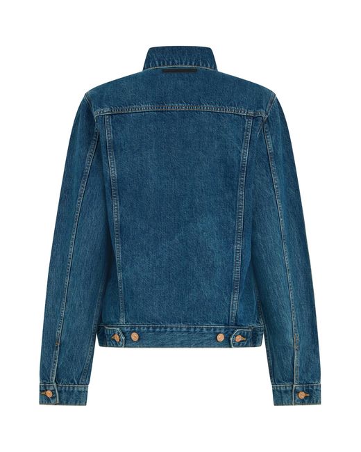 7 For All Mankind Blue Jacket Made Of Cotton for men