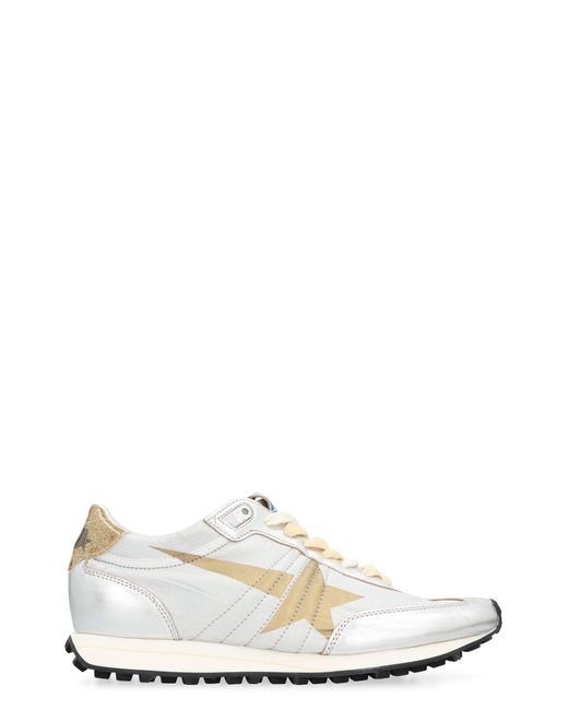 Golden Goose Deluxe Brand White Low-Top Sneakers Marathon