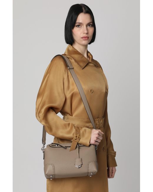 Bauletto By The Way in pelle di Fendi in Brown