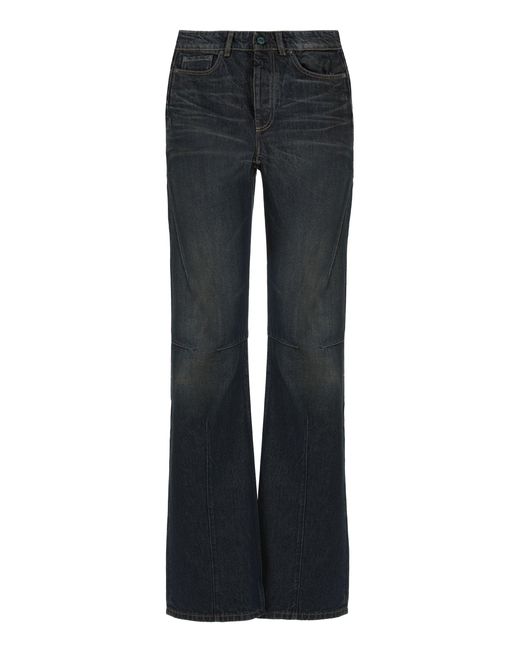 Our Legacy Black Flared Jeans Moto Cut