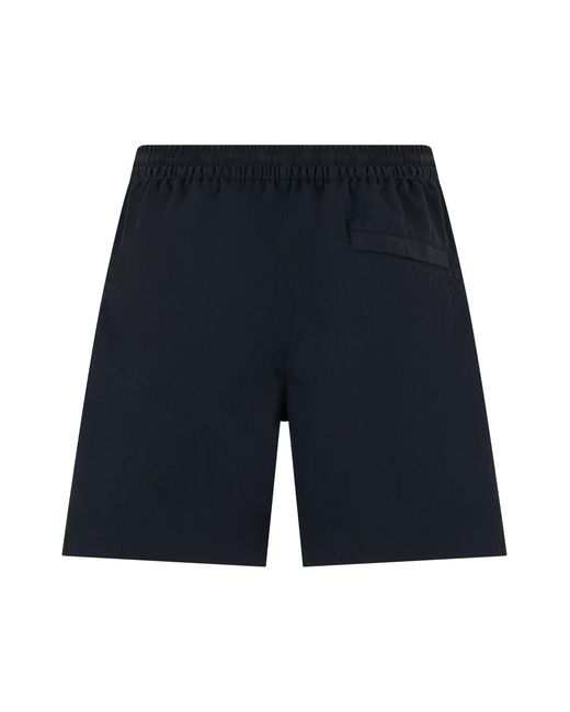 Burberry Blue Boxer Sea With Check Finishes for men