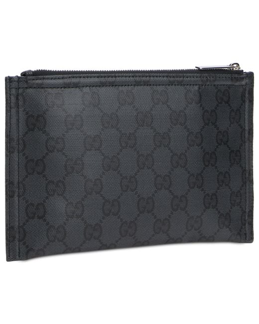 Gucci Gray Pouch With Monogram for men