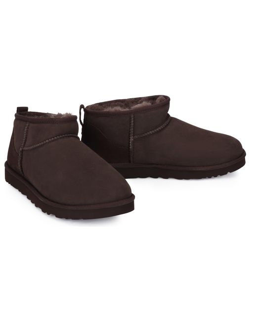 Ugg Brown Classic Ultra Mini Boots for men