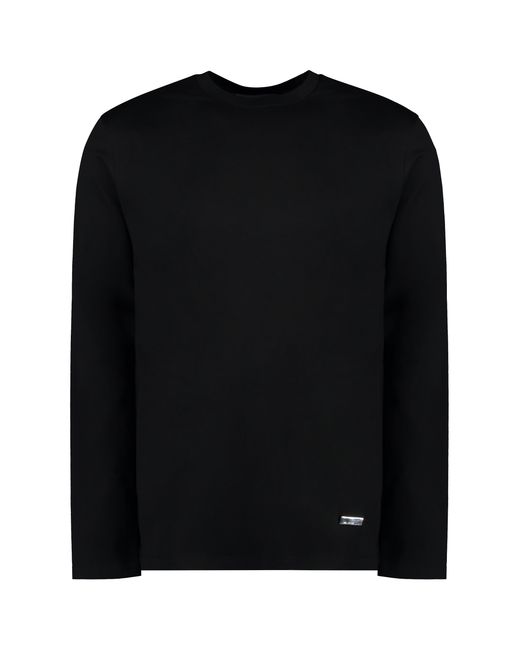 Jil Sander Black Cotton T-Shirt for men