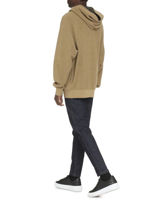 Dolce & Gabbana Brown Logo Print Hoodie for men