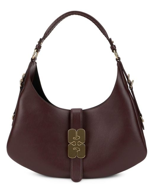 Ganni Brown Shoulder Bag Kat
