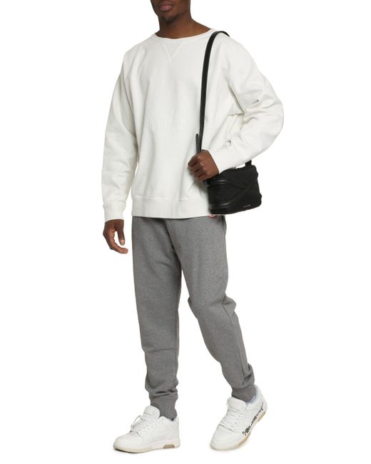 Maison Margiela White Cotton Crew-neck Sweatshirt for men