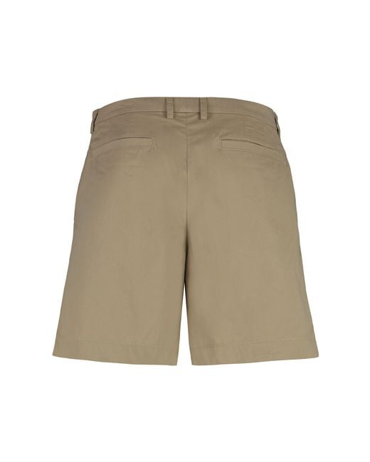 A.P.C. Natural Crew Cotton Bermuda Shorts for men