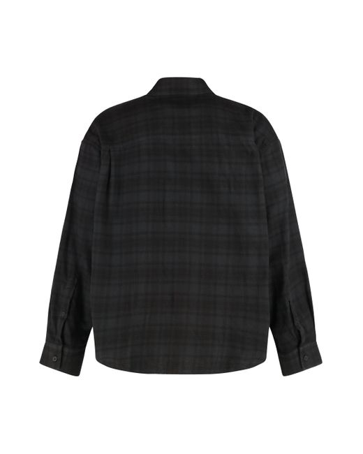 Balenciaga Black Cotton Poplin Shirt