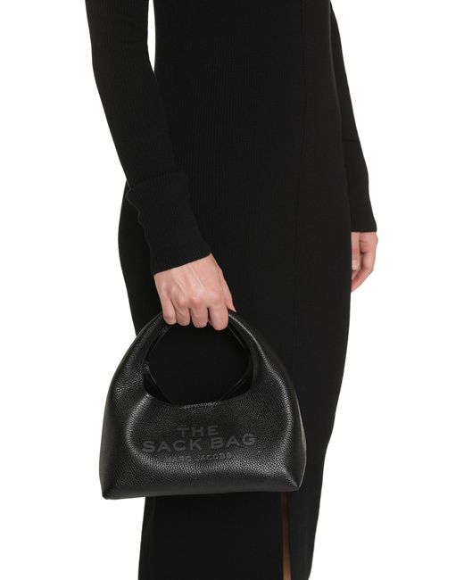 Marc Jacobs Black The Mini Sack Bag Leather