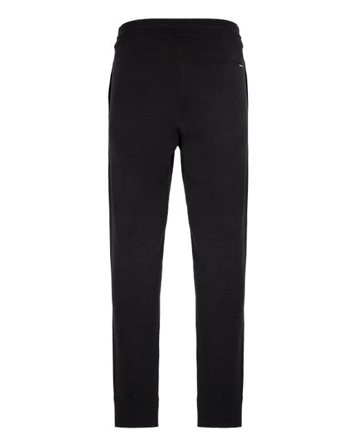 Boss Black Wool And Cotton Trousers