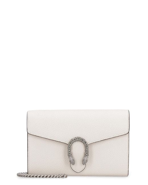 Gucci White Dionysus Small Crossbody Bag