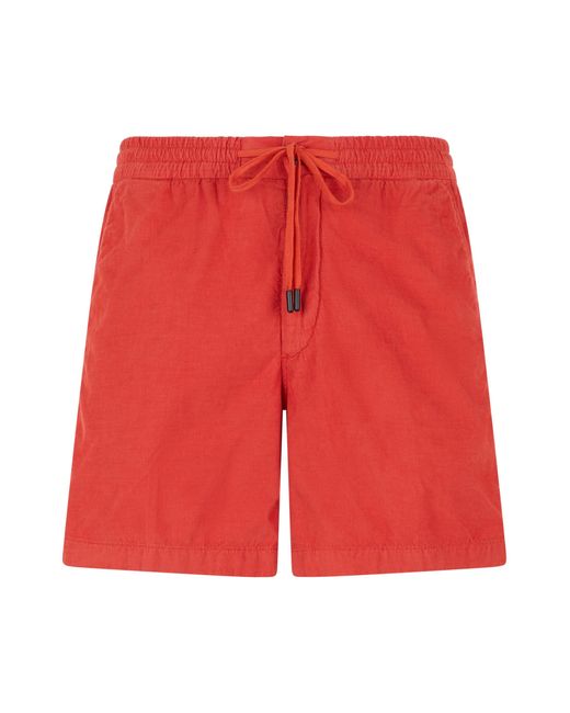 Slowear Red Bermuda Regular Fit for men