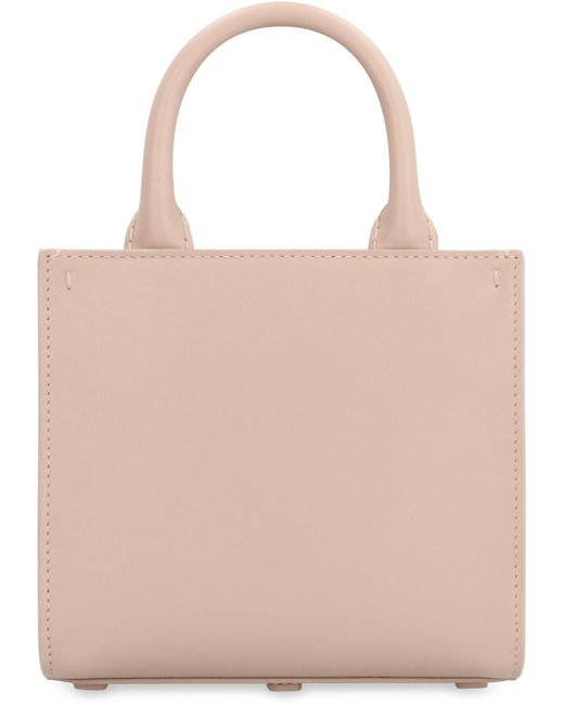 Mini shopping-bag DG Daily in pelle di Dolce & Gabbana in Pink