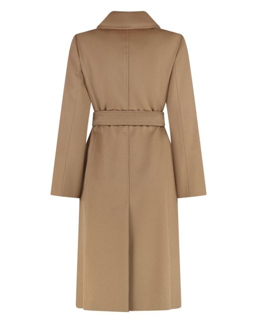 Max Mara Natural Bcollage Double-Breasted Coat