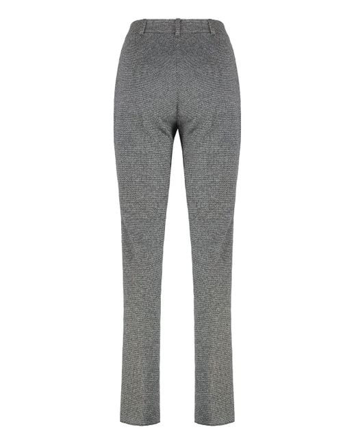 Max Mara Gray Pantalone A Sigaretta