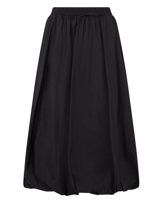 Weekend by Maxmara Black Wide Flared Skirt