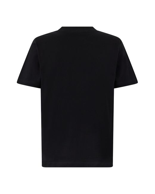 New Balance Black Cotton T-Shirt With Logo for men