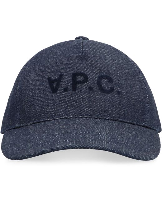 Cappello da baseball Eden con logo di A.P.C. in Blue da Uomo