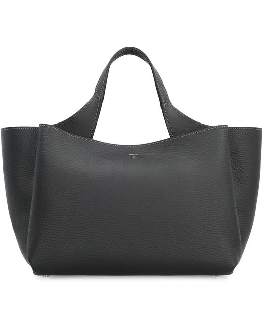 Tod's Black Leather Mini Handbag