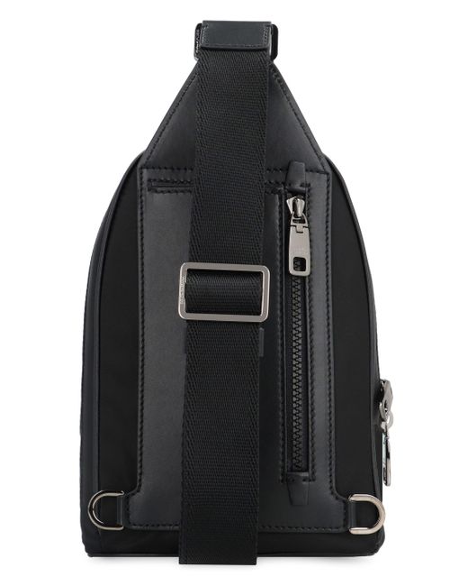 Dolce & Gabbana Black Nylon One-Shoulder Backpack for men