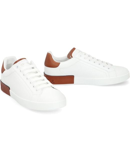 Dolce & Gabbana White Dolce&Gabbana Sneakers Portofino
