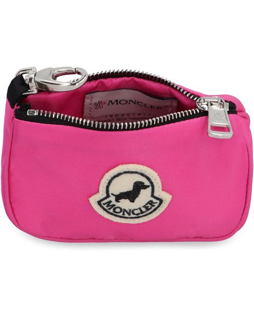 Moncler Genius Pink Moncler & Poldo Dog Couture - Satin Bag Holder