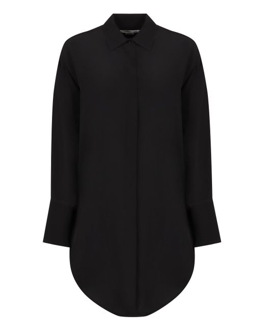 Blusa in seta di Victoria Beckham in Black
