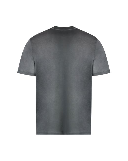 T-shirt girocollo in cotone di Amiri in Black da Uomo