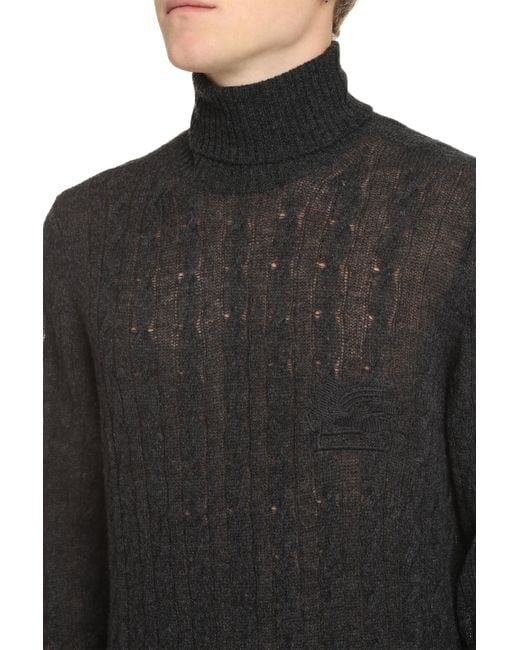 Etro Black Sweater for men