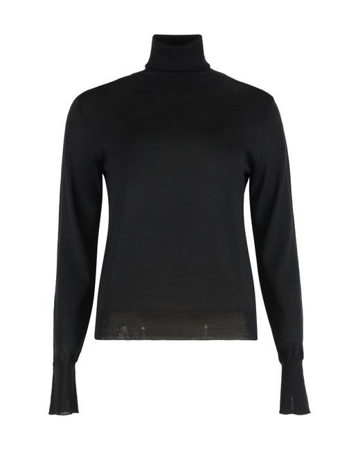 Golden Goose Deluxe Brand Black Dilara Virgin Wool Turtleneck Sweater