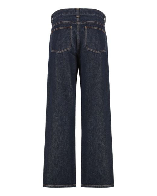 Khaite Blue Jeans Bonnie Wide-Leg