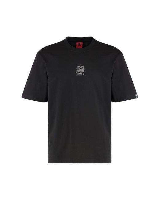 うれしいコラボ！【Hugo Boss】×Racing Bulls Tシャツ HUGO - HUGO x RB oversize-fit cotton T-shirt with racing