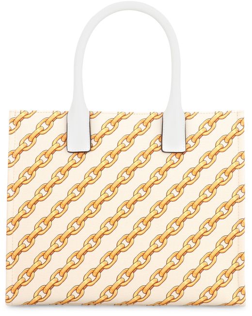 Versace Metallic Piccola La Medusa Tote Bag