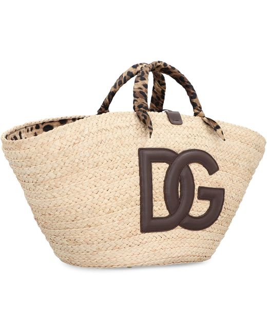 Shopping bag Kendra di Dolce & Gabbana in Natural