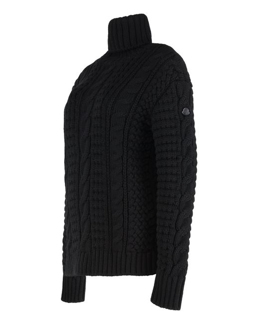 Moncler Genius Black 4 Moncler Edward Enninful - Virgin-wool Turtleneck Sweater
