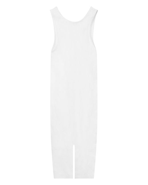 LES FILLES D'EVA White Lightweight, Comfortable And Versatile Overalls