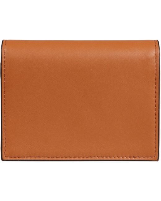 Etro Brown Logo Leather Wallet