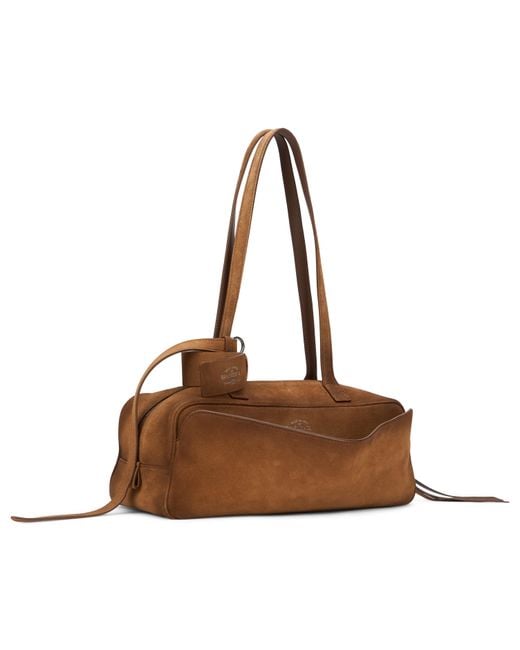 Balenciaga Brown Carrie Bowling Bag Small