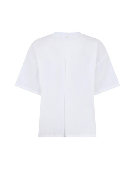 Herno White Short Sleeve T-Shirt