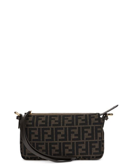 Flat Pouch Tube di Fendi in Black