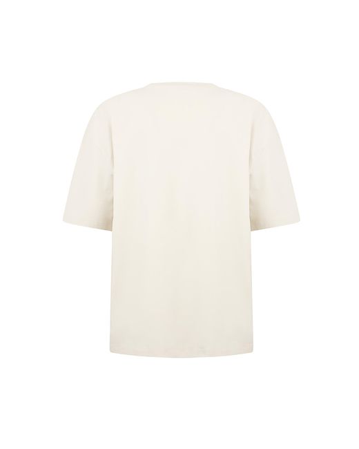 Maison Margiela White Cotton T-Shirt With Short Sleeves for men