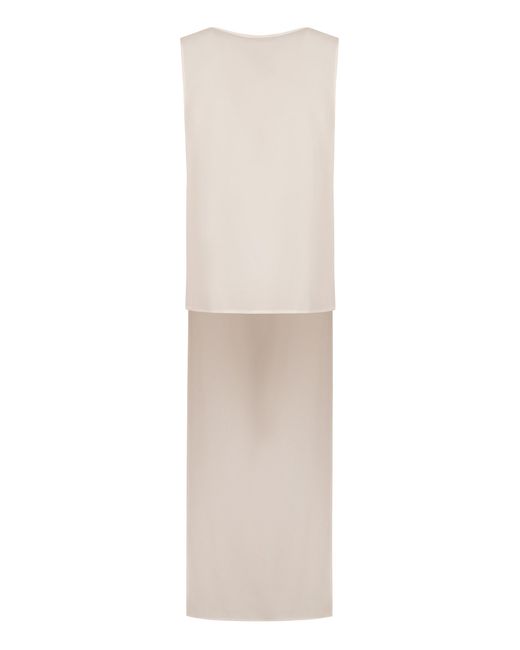 P.A.R.O.S.H. White Silk Blouse