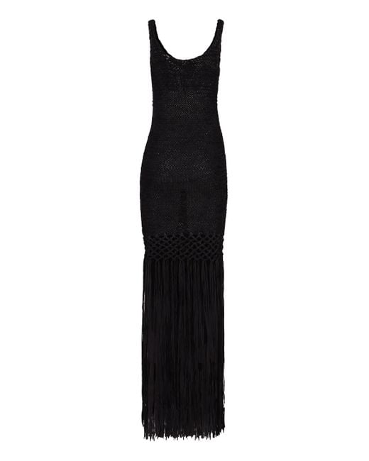 Abito in maglia traforata di Philosophy Di Lorenzo Serafini in Black