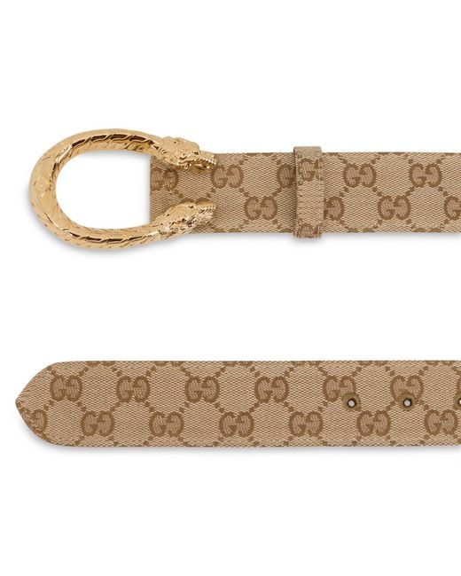 Gucci Brown Belt With Distinctive Buckle